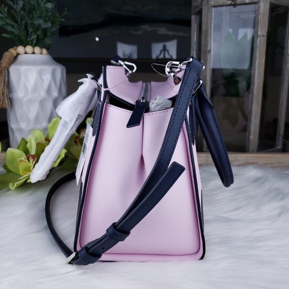 🌺NWT Kate Spade MD Cameron floral satchel pink KS - Picture 3 of 11